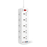 LDNIO SC10610C 2500W POWER EXTENSION 10 SOCKETS 3 USB-C PD + 3 USB-A QC3.0