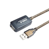 USB EXTENSION MALE TO FEMALE 2.0 WITH IC (IMPORTED CABLE) 15M