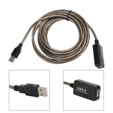 USB EXTENSION MALE TO FEMALE 2.0 WITH IC (IMPORTED CABLE) 15M