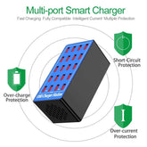 20-PORT 100W MULTIPLE USB CHARGING STATION FOR MULTI DEVICES