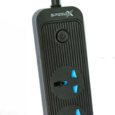 504pu Speed-X Premium Portable Power Strip 5socket+2usb Port+2 TYPE C USB CABEL LENGTH 2M