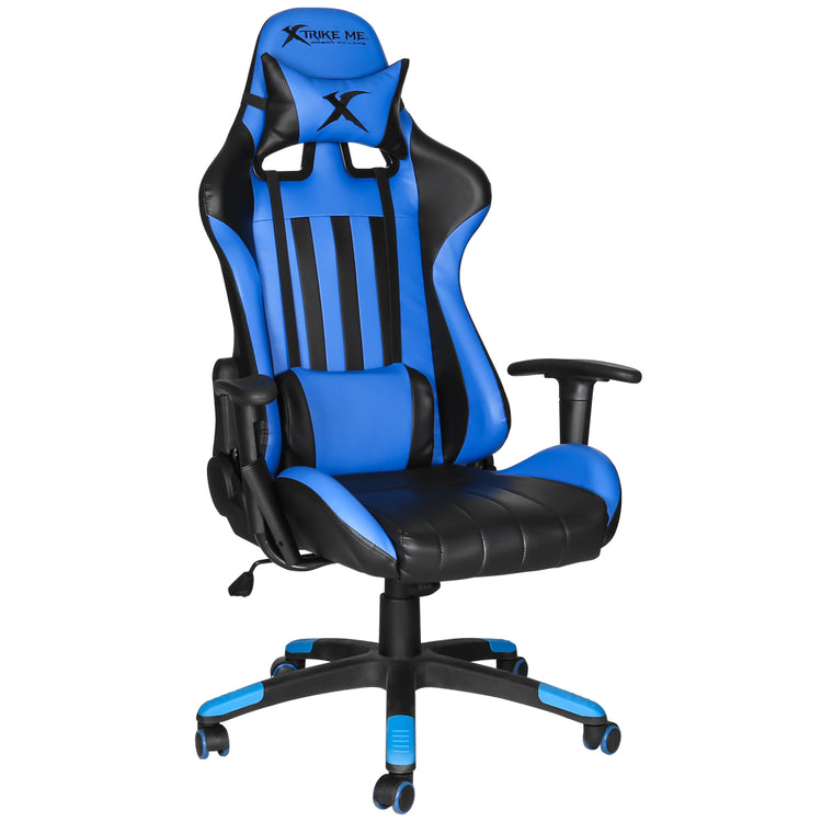 XTRIKE GC-905 BU ERGONOMIC ADJUSTABLE GAMING CHAIR BLUE