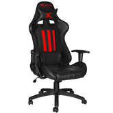 XTRIKE ME GC-905 BK ERGONOMIC ADJUSTABLE GAMING CHAIR CASTER WHEELS BLACK
