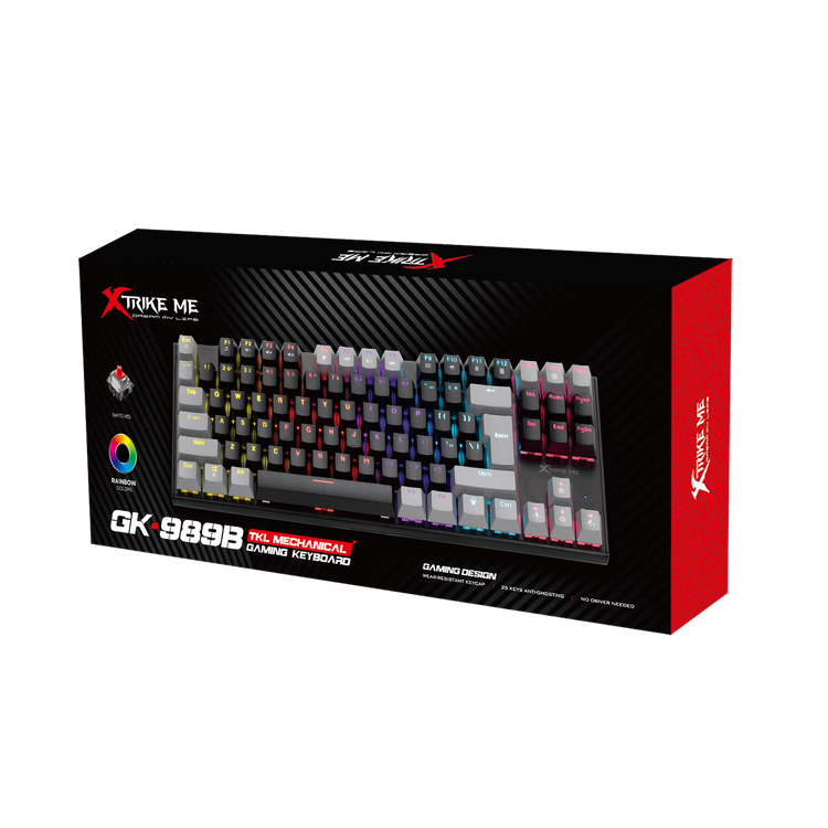 XTRIKE ME GK-989 A WIRED KEYBOARD TKL MECHANICAL GAMING KEYBOARD