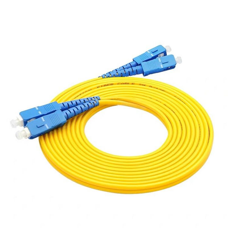 FIBER PATCHCORD SC/UPC SM DUPLEX DUAL CORE OPTICAL CABLE 5M
