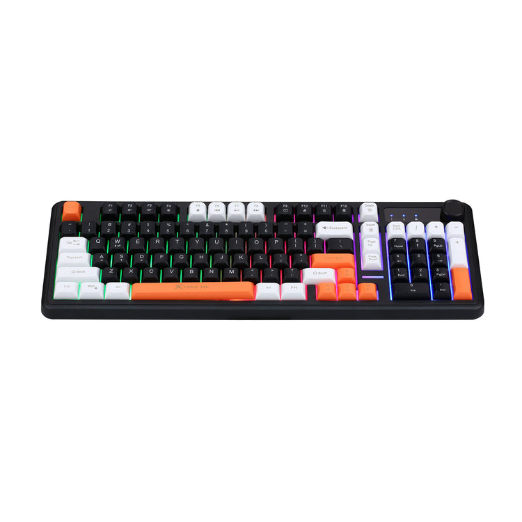 XTRIKE ME KB-418 B 97 KEYS + KNOB RGB BACKLIT WIRED SILENT MEMBRANE KEYBOARD