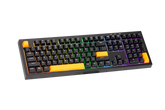 XTRIKE ME KB-512 BK 108 KEY WIRED MECHANICAL FEEL USB-C KEYBOARD BLACK