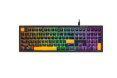 XTRIKE ME KB-512 BK 108 KEY WIRED MECHANICAL FEEL USB-C KEYBOARD BLACK