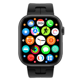 HK9 MINI 1.75 INCH SMARTWATCH FITNESS RUNNING WATCH BLUETOOTH ECG+PPG PEDOMETER CALL REMINDER COMPATIBLE WITH WEARFIT PRO APP ANDROID IOS BLACK
