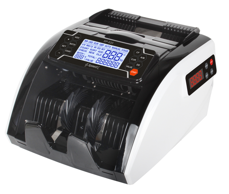 SPEEDX SP-620 SIDE DIGITAL DISPLAY ADVANCED CASH COUNTER MACHINE WITH FAKE NOTE DEDUCTION