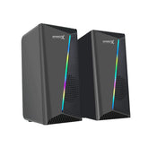 SPEEDX SX-SP03 DESKTOP RGB SPEAKER USB POWERED 2.0 6W