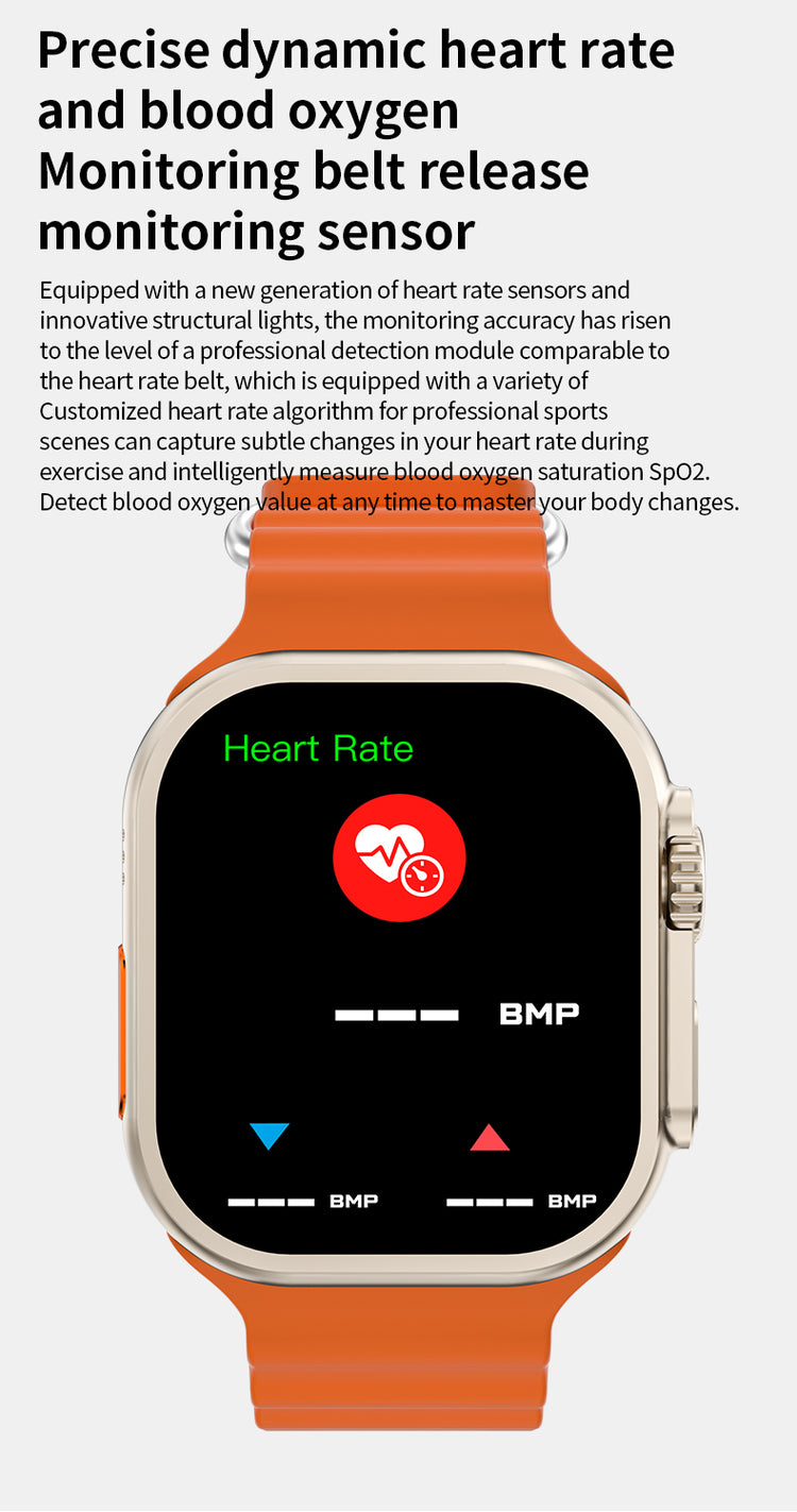T900 ULTRA 2 SERIES 9 2.19 INCH SCREEN LAXASFIT SMART WATCH ORANGET900 ULTRA 2 SERIES 9 2.19 INCH SCREEN LAXASFIT SMART WATCH ORANGE