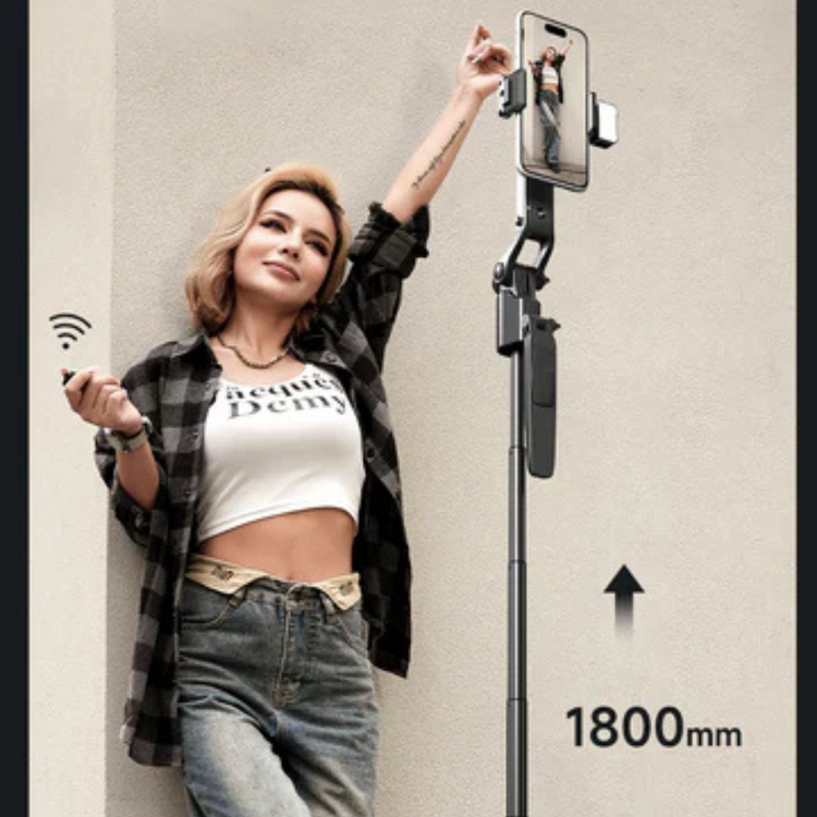 A101 GIMBAL EXTENDABLE AUTO FACE TRACKING AI INTELLIGENT WIRELESS REMOTE WITH FILL LIGHT