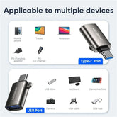 JOYROOM S-H151 TYPE-C MALE TO USB FEMALE ADAPTER SILVER