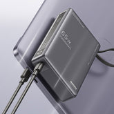 REMAX RPP-87 WINGLE SERIES 65W+22.5W LAPTOP AND MOBLIE FAST CHARGING POWER BANK 20000 MAH GRAY