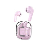 AIR 31 TWS ORIGINAL WITH BIG PACKING TRANSPARENT EARBUDS BLUETOOTH 5.3V Pink