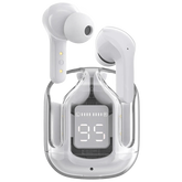 AIR 31 TWS ORIGINAL WITH BIG PACKING TRANSPARENT EARBUDS BLUETOOTH 5.3V White