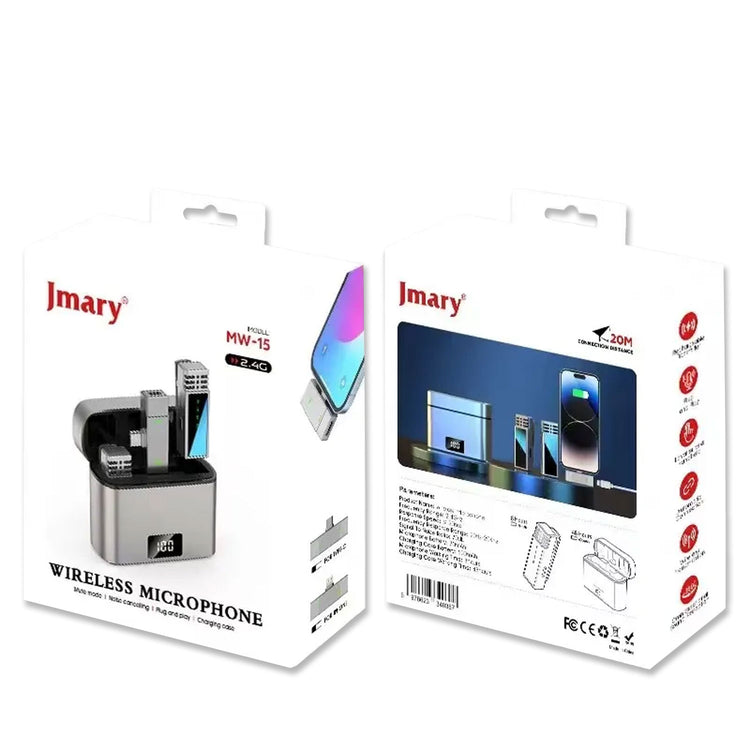 JMARY MW-15 2.4G WIRELESS MICROPHONE FOR MOBILE TYPE C