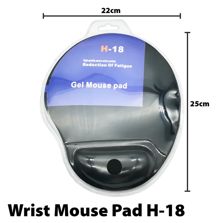 H18 GEL MOUSE PAD WITH WRIST PAD