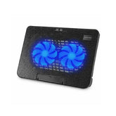 SPEED-X N99 2 FAN COOLING PAD WIHT TWO USB AND LIGHT