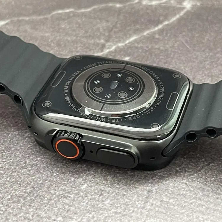 2.2 INCH X8 ULTRA MAX WITH COMPASS SMART WATCH SERIES 8 NFC ALWAYS-ON DISPLAY & WIRELESS CHARGING WITH WEARFIT PRO APP BLACK