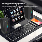 KISONLI X30 GAMING USB 2.0 SPEAKER WITH RGB LIGHT