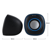 KISONLI V350 USB 2.0 MINI STEREO SOUND SYSTEM HOME THEATER SPEAKER
