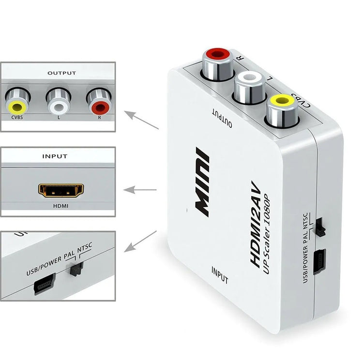 Hdmi to AV adapter MINI BOX 1080P