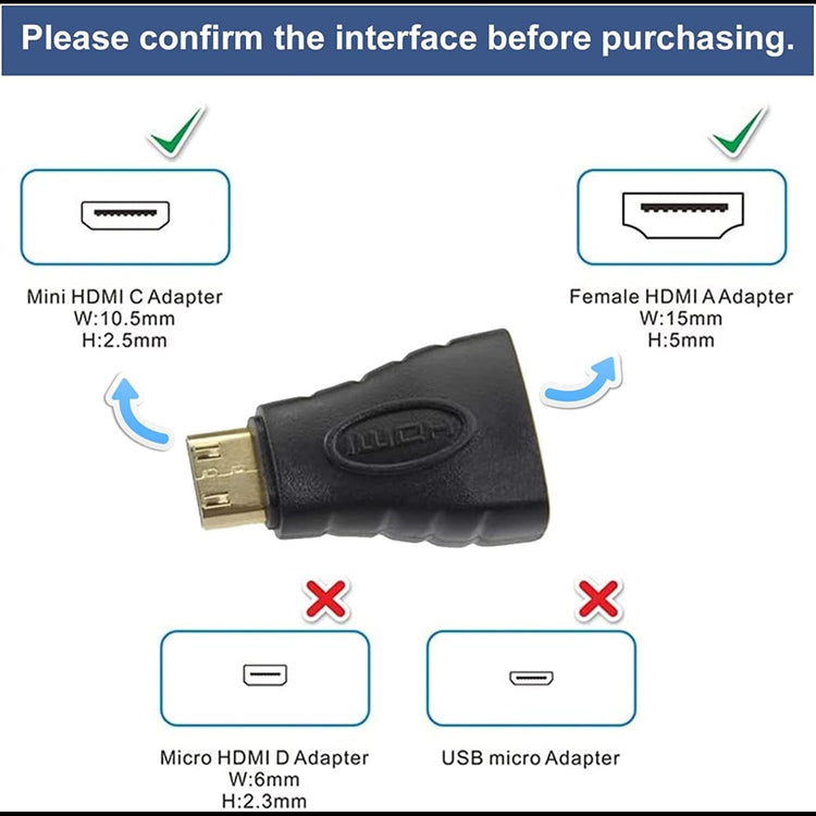 HDMI to Mini HDMI Connector