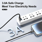 Aspor Ac-18 Usb To Type-c 3a Super Fast Charging Nylon Braided Cable 1m