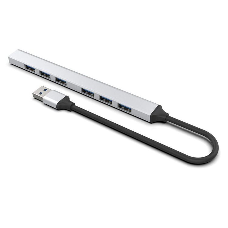 7 PORT USB 3.0 ULTRA SLIM PORTABLE HUB ALUMINUM ALLOY