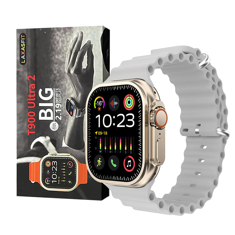 T900 ULTRA 2 SERIES 9 2.19 INCH SCREEN LAXASFIT SMART WATCH GREY