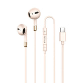 Remax Rm-05a Metal Type-c Wired Earphones With Mic (apricot)
