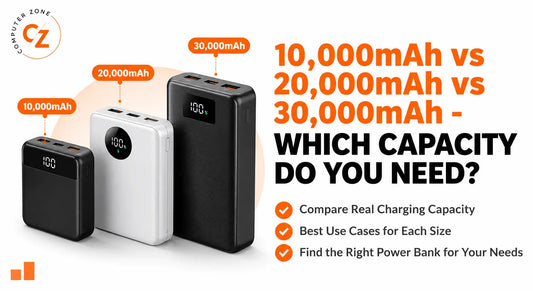 10000mAh vs 20000mAh vs 30000mAh