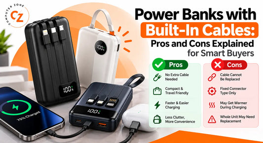Power Banks with Built-In Cables