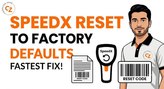 Quickly reset your SpeedX handheld barcode scanner to factory default settings to fix scanning errors, unresponsiveness, and pairing issues.
