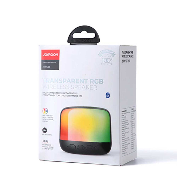 JOYROOM ML03 Transparent RGB Wireless Speaker
