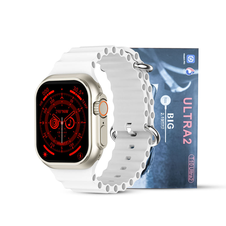 T10 ULTRA 2 SMART WATCHES 2.19 INCH 49MM STRAPS BT CALL WITH HIWATCHPRO APP (GREY)
