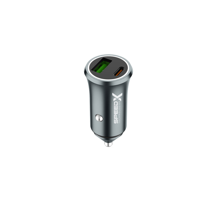 SPEED-X SX-C40 PRO 48W DUAL PORT FAST CAR CHARGER
