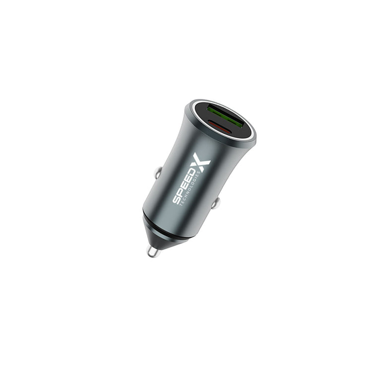 SPEED-X SX-C40 PRO 48W DUAL PORT FAST CAR CHARGER