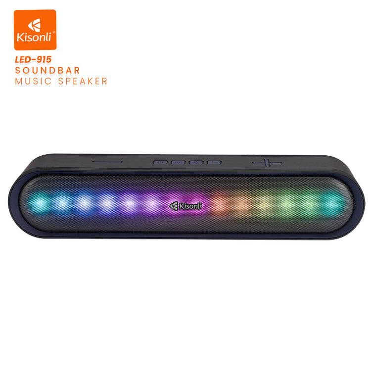 KISONLI WIRELESS BLUETOOTH LONGBAR SPEAKER LED-916