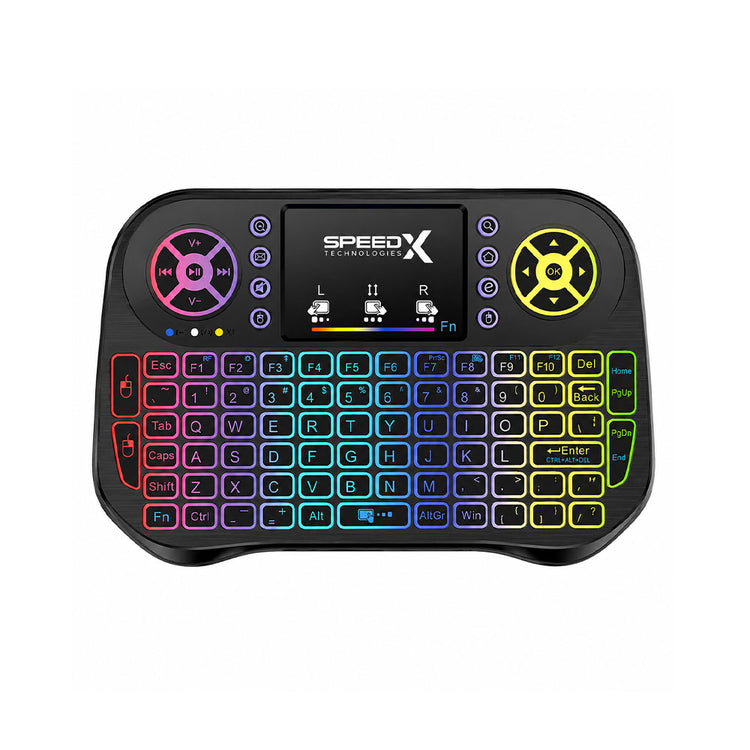 I10 MINI WIRELESS+BLUETOOTH TOUCHPAD 7 COLOR BACKLIT LIGHT 2.4GHZ