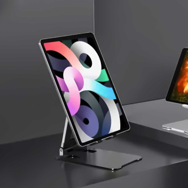 Metal Heavy Duty Multifunctional digital FOLDING DESKTOP Stand (SIZE 189*124*44MM) For Tablet And Mobile
