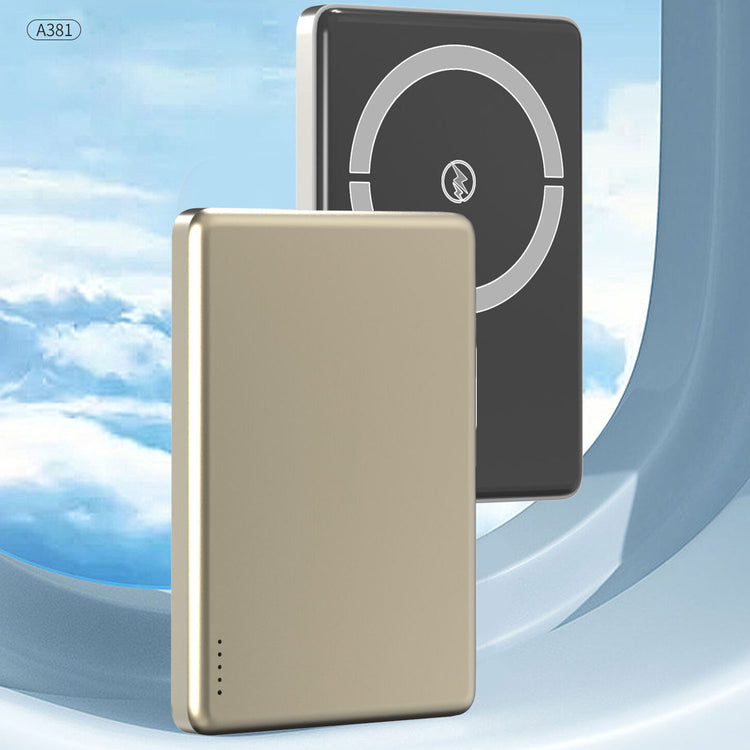 ASPOR A381 MAGNETIC PORTABLE MINI 5000MAH WIRELESS POWER BANK