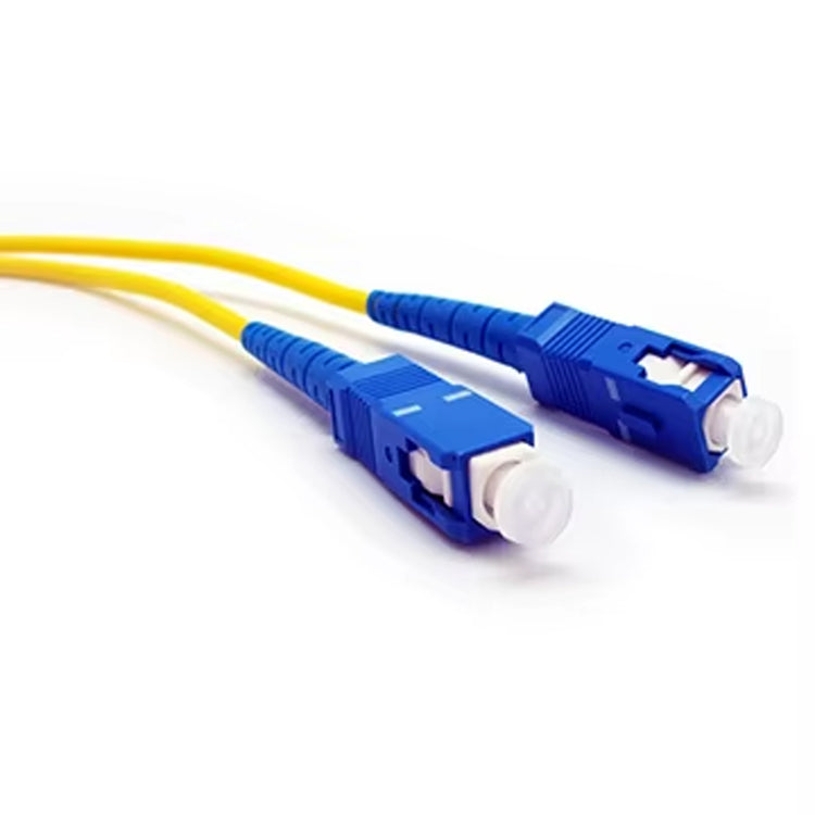 FIBER PATCHCORD SC/UPC SM DUPLEX DUAL CORE OPTICAL CABLE 5M