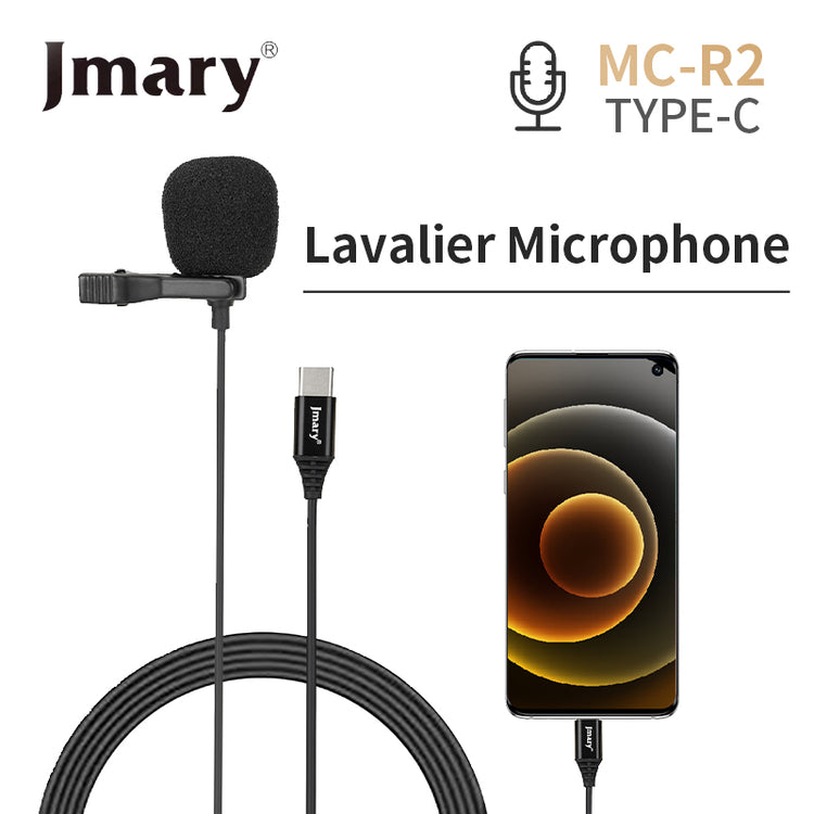 JMARY MC-R2 TYPE-C LAVALIER MICROPHONE