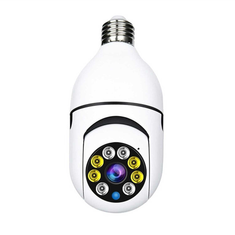 Speed-x Sp-e27 Bulb Camera 1080p Wifi 360 Degree Panoramic Night Vision Two-way Audio Motion Detection With V380pro App