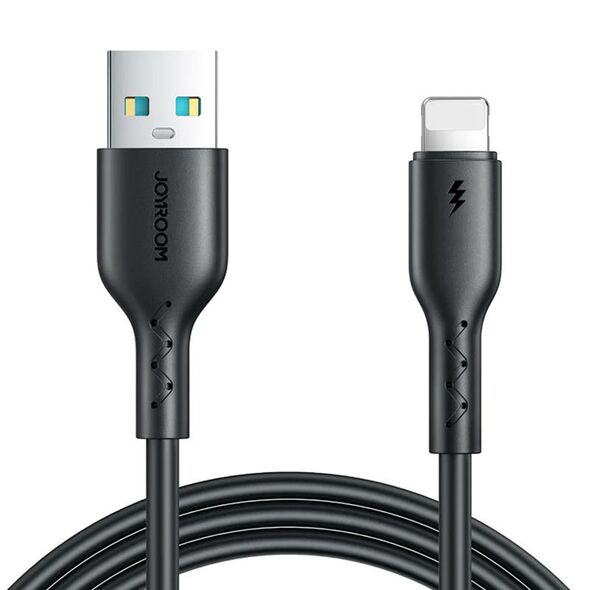 Joyroom SA26-AL3 Flash-Charge Series 3A Fast Charging Data Cable (USB-A to Lightning) 1m-Black