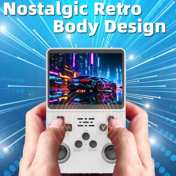R36S RETRO HANDHELD VIDEO GAME CONSOLE 3.5 INCH IPS SCREEN