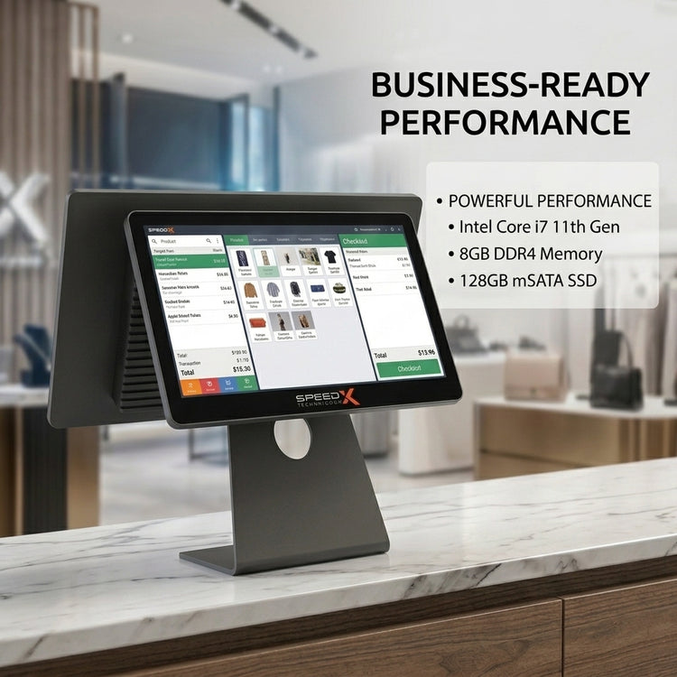 SPEEDX SX-PT1571 DUAL DISPLAY CORE I7 ALL-IN-ONE POS SYSTEM